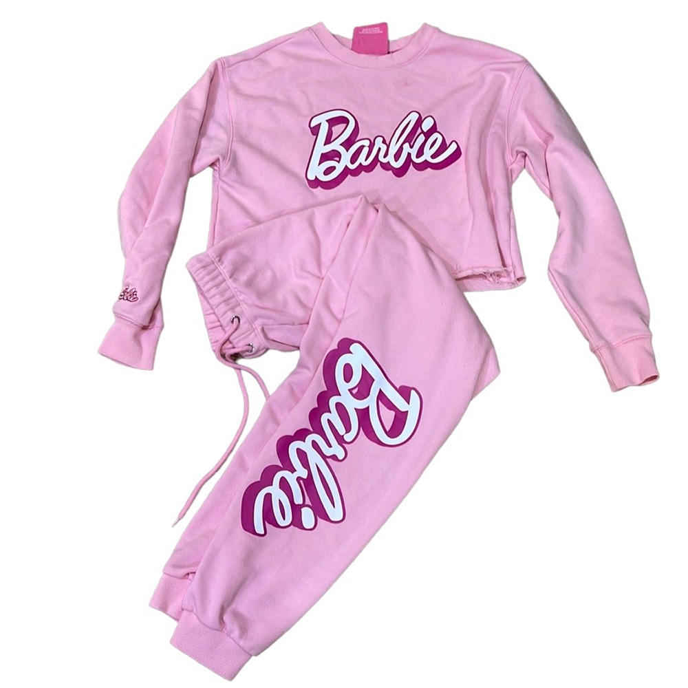 Forever 21 barbie crop top and pants!